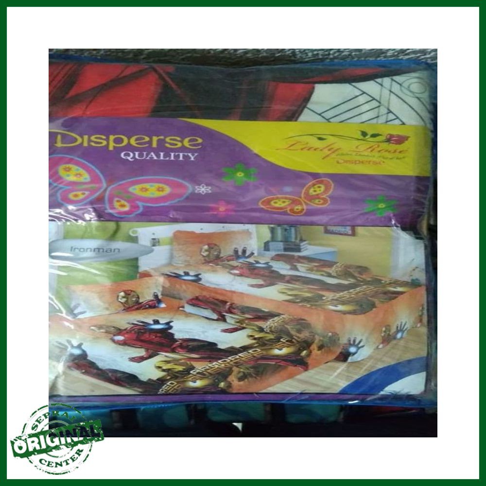 SEPREI LADY ROSE / SPREI LADY ROSE 2 IN 1 IRON MAN SINGLE 120 No.3 SEPRAI DUO MARVEL HERO