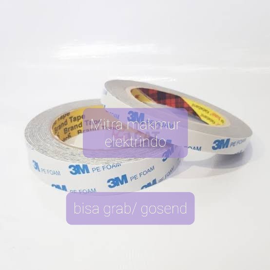 

Jualan Double Tape 3M / Isolasi 3M Bolak Balik / Lem 3M 1Cm Hemat