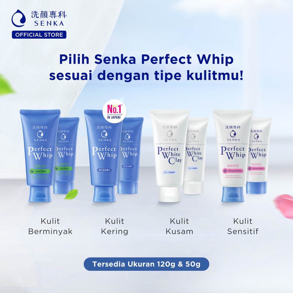 Senka Perfect Whip Facial Wash