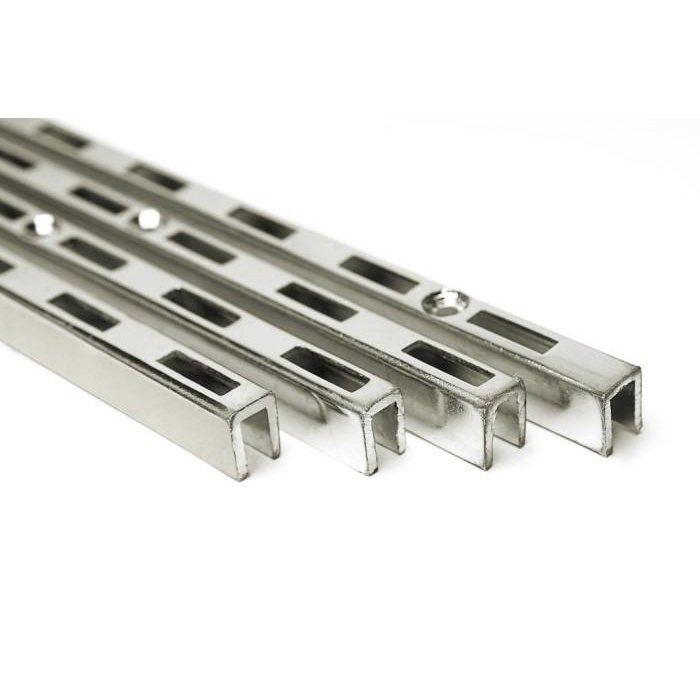 Rak / Rak Buku / Rak Baju / Rak Bumbu / Tiang Bracket Stainless 150 cm | Tiang Braket 1,5 Meter