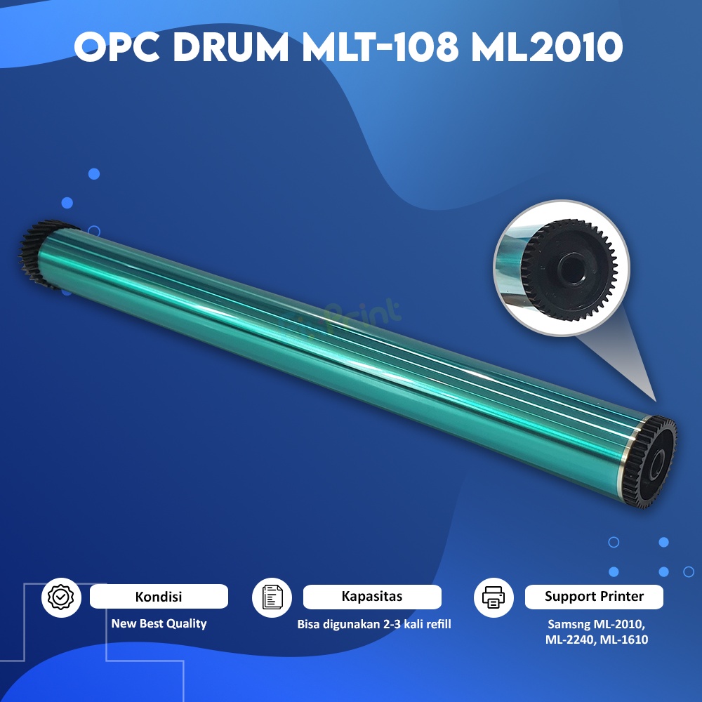 Printer Samsng ML-2010 ML-2240 ML-1610 OPC Drum Toner Cartridge MLT-108 D108S New