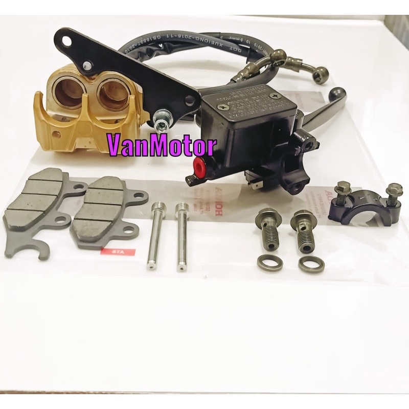 KALIPER SET MASTER REM SELANG REM SUPRA X LAMA REVO LAMA SUPRA FIT LAMA GRAND HONDA KEV ORI TERMURAH