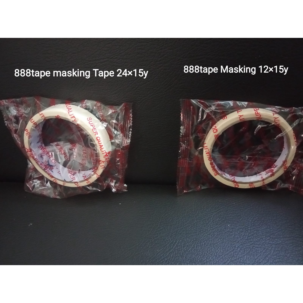 

Masking Tape Lakban Kertas 12x15y, 24x15y Berkualitas
