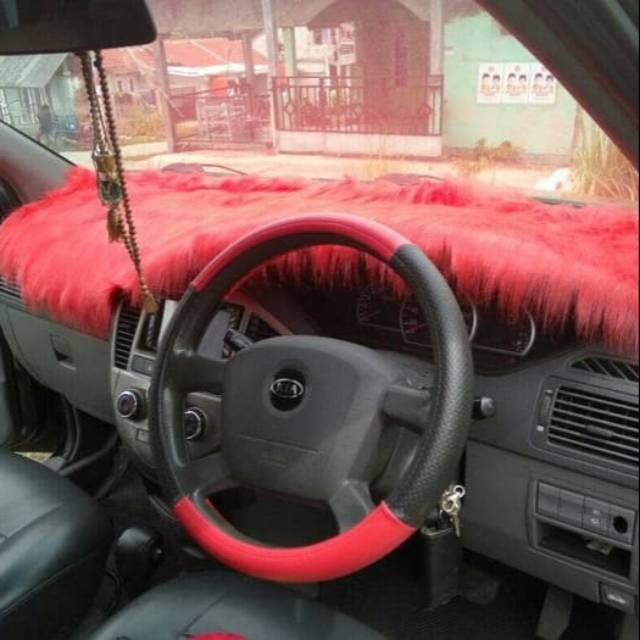 Bulu Dashboard Merah,Cover Dashboard Merah