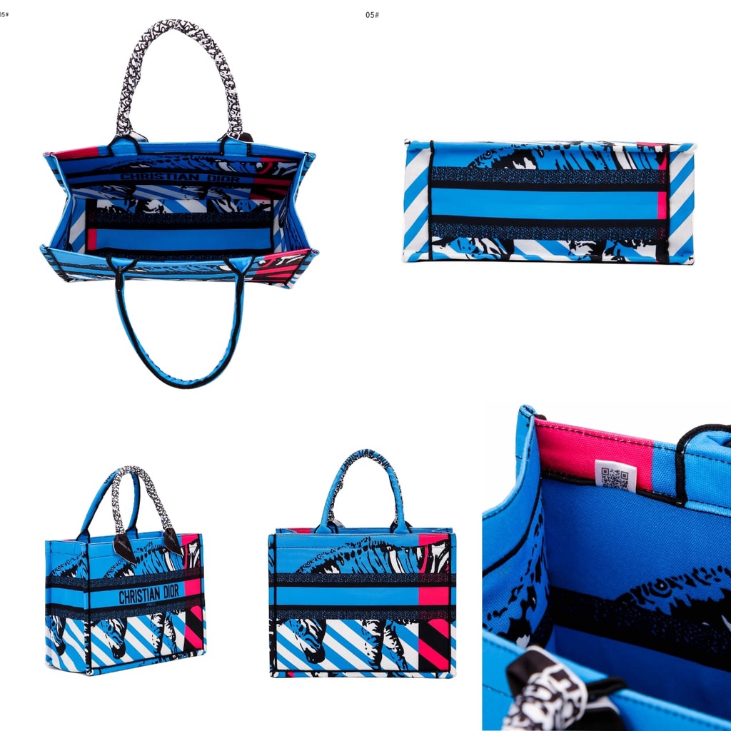 CD Book Tote Embroidery Handbag 8805