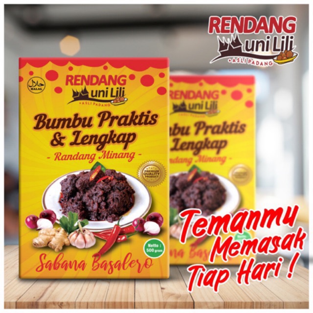 

Bumbu Rendang Instan Tanpa Santan Praktis Untuk 1KG Daging. Bumbu Praktis & Lengkap Rendang - Uni Lili