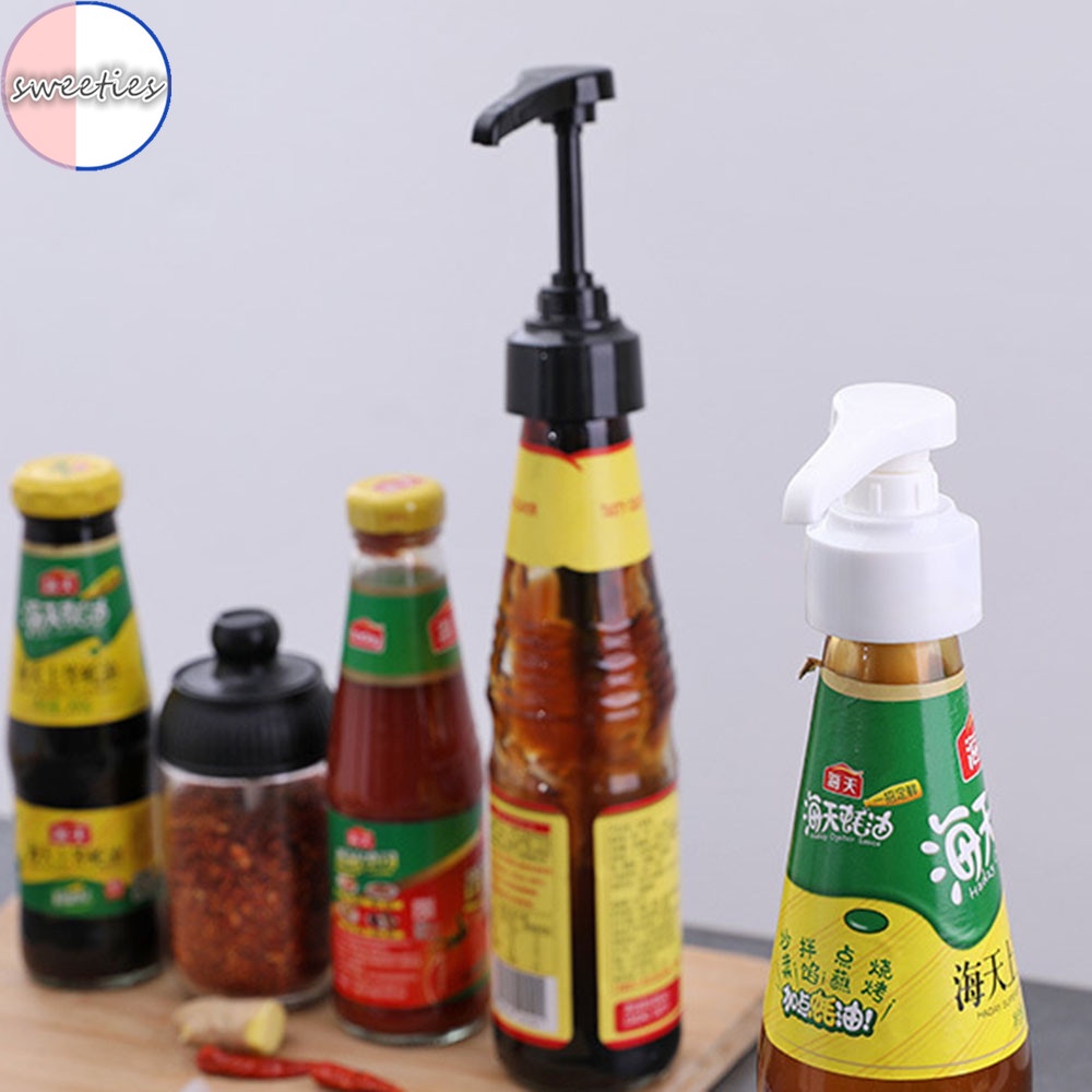 Kepala Nozzle Pompa Botol Konsumsi Bahan Bakar Tipe Tekan Untuk Minyak Tiram Saus