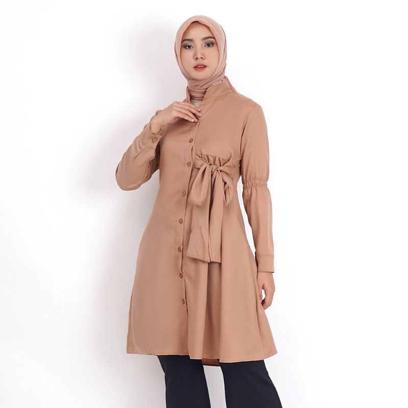 TUNIK WANITA TALI SAMPING/TUNIK HIJAB MS800/995 PREMIUM