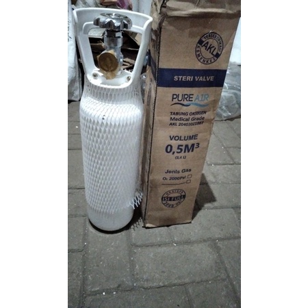 Tabung Baru 0,5 M3 + Isi Oksigen