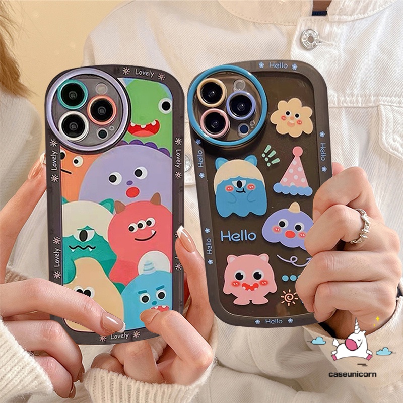 Soft Case TPU Motif Kartun Monster Untuk Redmi 10 9 10A 10C 9T 9A 9C NFC POCO M3 X3 Pro NFC Redmi Note 11pro 11 10 10s 10pro 8 9pro 9s 11Pro+