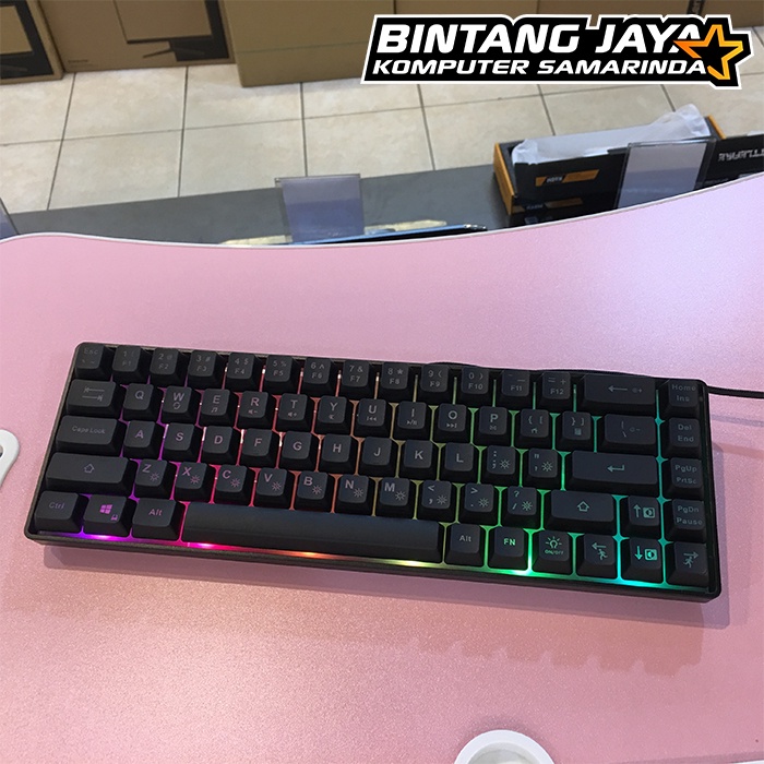 Jual Keyboard Gaming Mini Membran Rexus K68M Battlefire RGB | Shopee ...