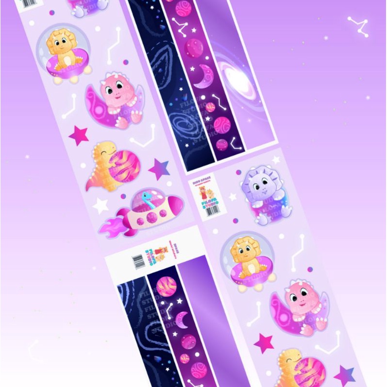 

Sticker Sheet Space/Sticker Bujo/Dino Sticker Sheets