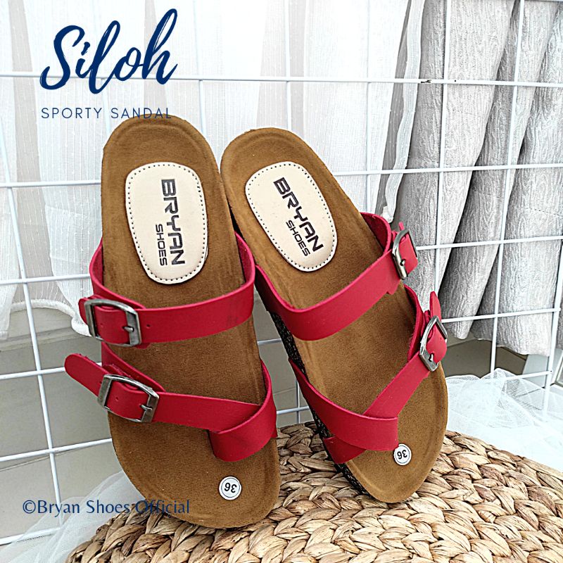 Bryan Siloh Sandal Puyuh Couple Sintetis Dove Unisex Pria Wanita Jumbo Bigsize Oversize 36-40 41 42 43