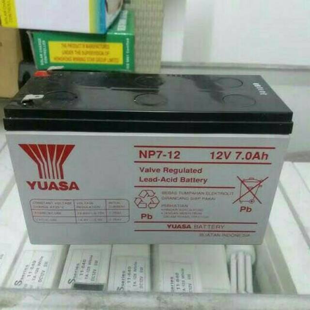 AKI /Battery YUASA 12 Volt 7 AMPER HOUR