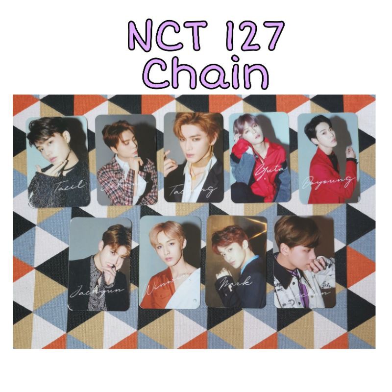 PHOTOCARD NCT 127 CHAIN FANMADE