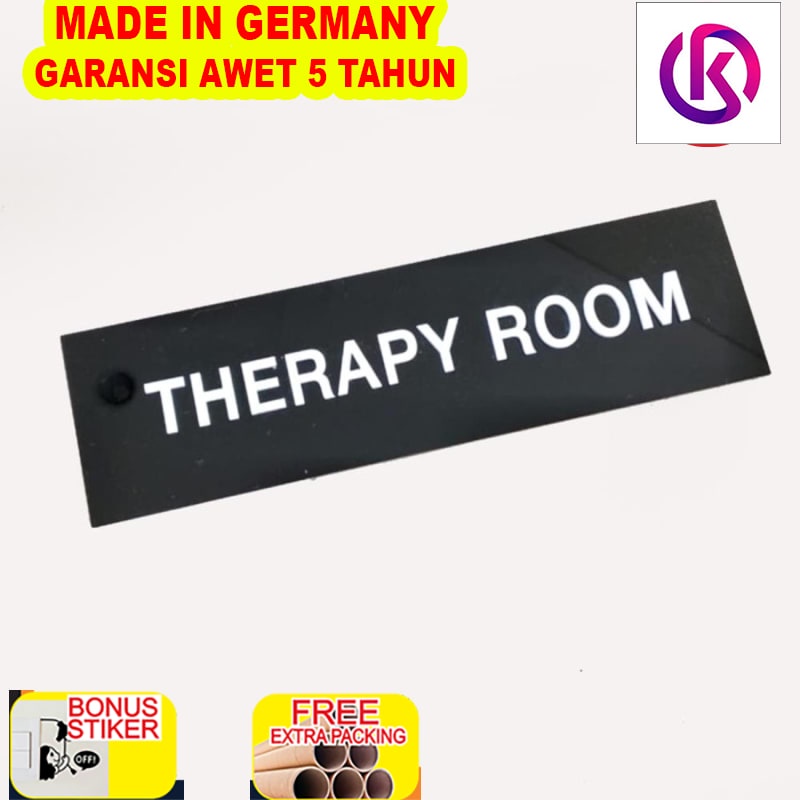 

Murah Sign Signage Theraphy Room Acrylic Hitam / Sign Acrylic Timbul Custom