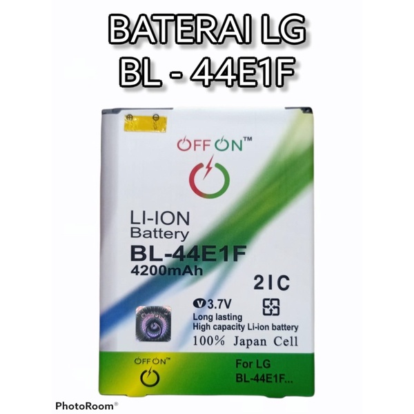 BATERAI BATTERY DOUBLE POWER OFF ON  LG STYLUS3 V20 BL-44E1F