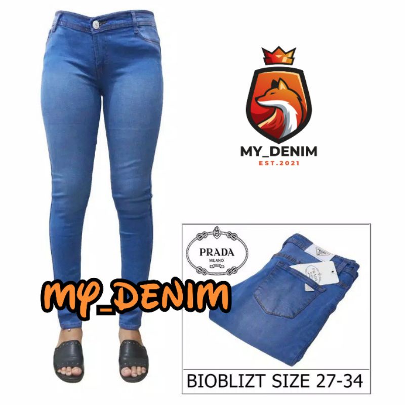 CELANA JEANS PENSIL SKINNY WANITA