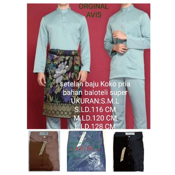 Jual Baju Melayu Teluk Belangasetelan Koko Pria Melayubaju Kurung Melayubaju Melayu Malaysia 