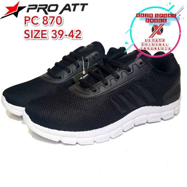 SEPATU OLAHRAGA PRO ATT PC &amp; PCP 870 871 SEKOLAH SNEAKERS COWOK CEWEK / SEPATU SEKOLAH HITAM POLOS