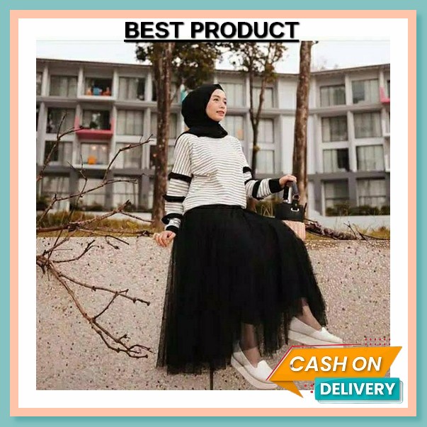 Rok Kulit Pensil Hitam Panjang Wanita Dengan Celah Samping Resleting Rok Tutu Maxy Premium Panjang/R