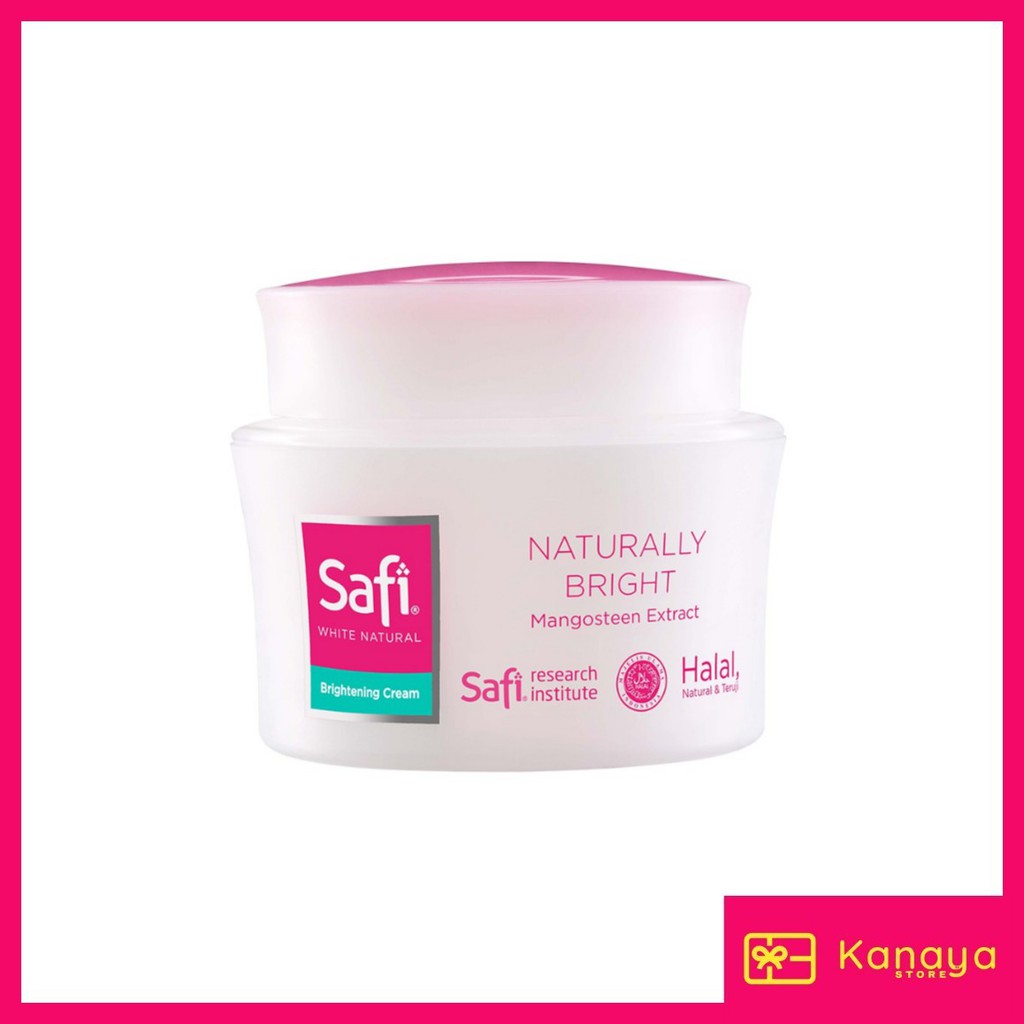 (BISA COD) Safi White Natural Brightening Cream Mangosteen Extract 20 gr