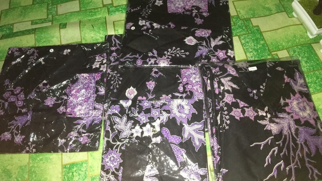 Bisa Pisah - Batik Couple Keluarga Sania Ruffle Ori Ndoro Jowi Dnt Motif Cibulan