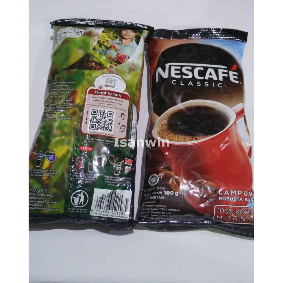 

NESCAFE Classic Lampung Robusta Blend 100gr