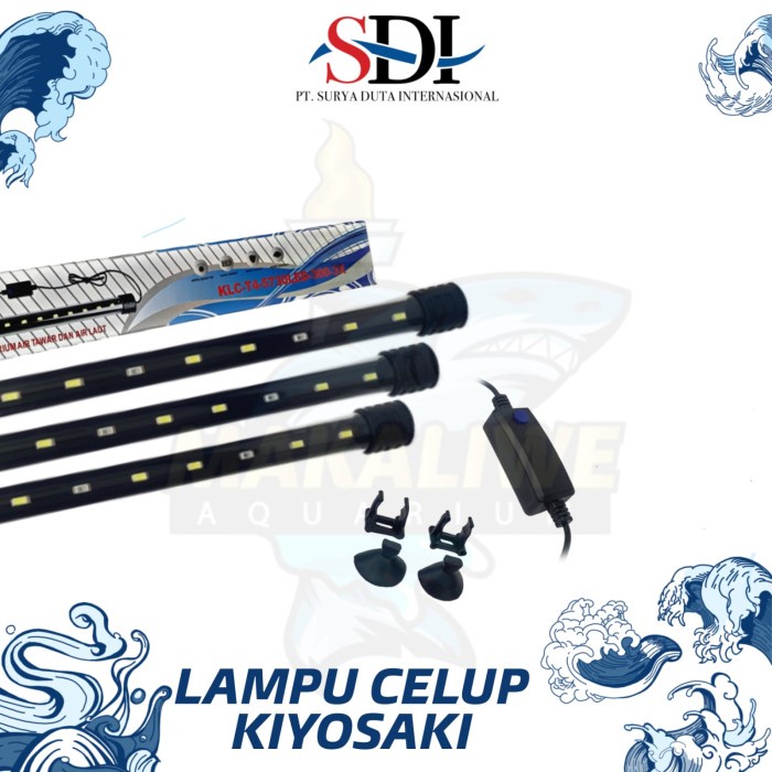 lampu aquarium 3x ubah warna KLC-T4-5730LED-500-3X