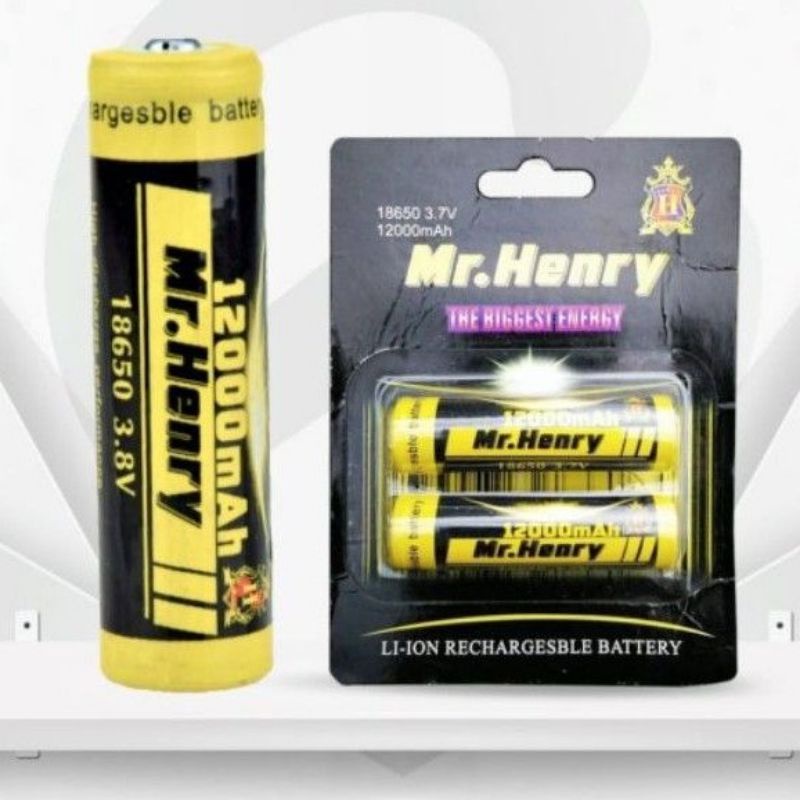 Baterai charge Merk Mr. HENRY3.7Volt
12000mAh