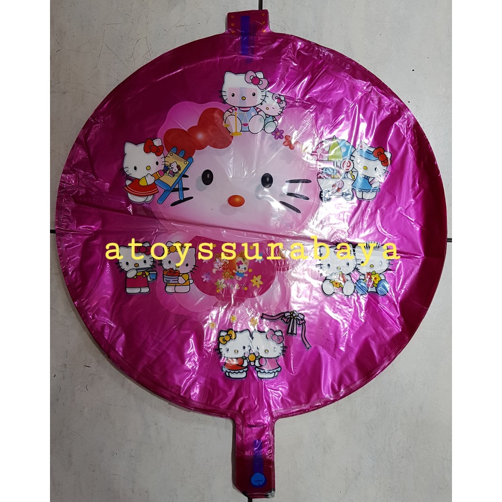 BULAT ISI HELLO KITTY (BALON GAS/FOIL/TERBANG/KARAKTER)