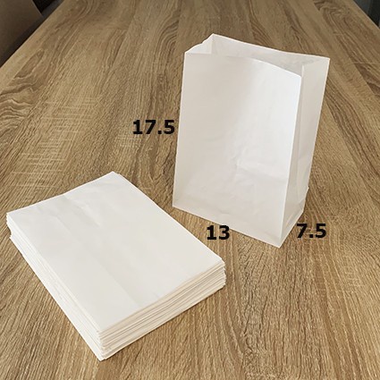 

NEW Kantung kertas SOS kantong Grease Proof MADISON 13x7.5x17.5 Paper Bag