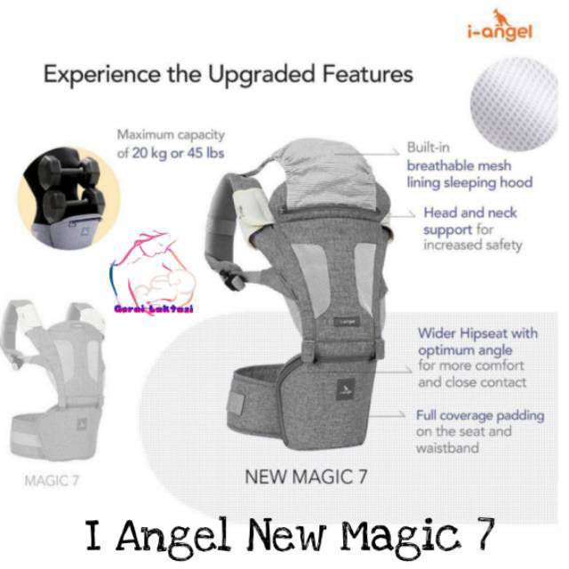 I-ANGEL MAGIC HIPSEAT BABY CARRIER / NEW  I ANGEL  GENDONGAN BAYI