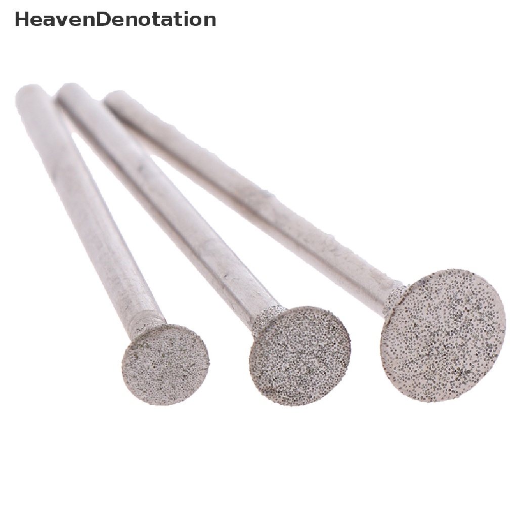 [HeavenDenotation] 12Pcs Drill Diamond Grinding Head Bur 2.3mm Jade Stone Carve Polish Engrave Tool