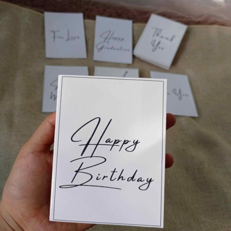 

kartu ucapan gretting card gift card murah hadiah birthday graduation