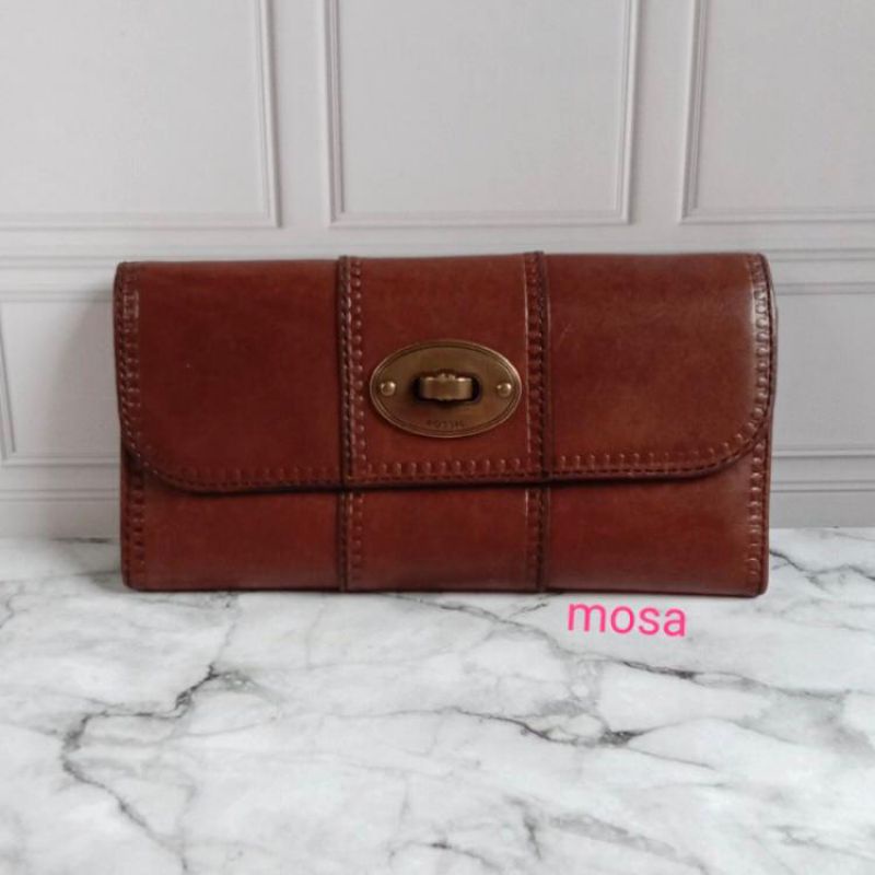 dompet Fossil vri darkbrown