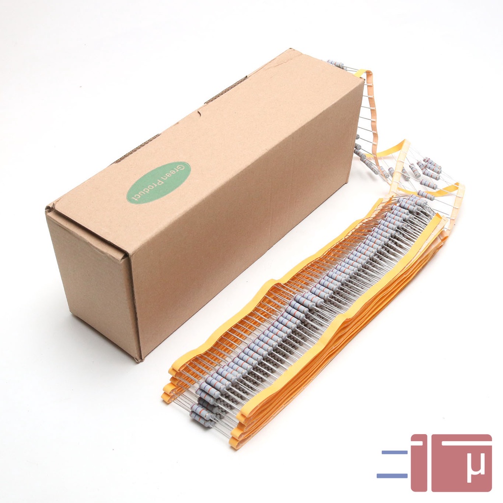 Resistor 27K 2W Metal Oxide 5% Taiwan Kaki Tembaga