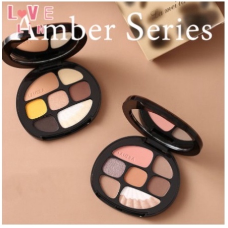 Lameila Eyeshadow Pallete 8 Warna Mutiara Matte Blush Glitter 5098