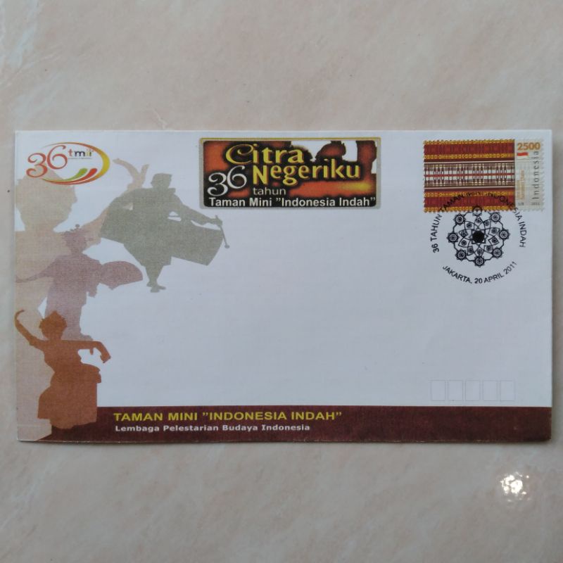 

Sampul Surat Edisi 36 Tahun TMII 2011 - Prangko Ulos Batak