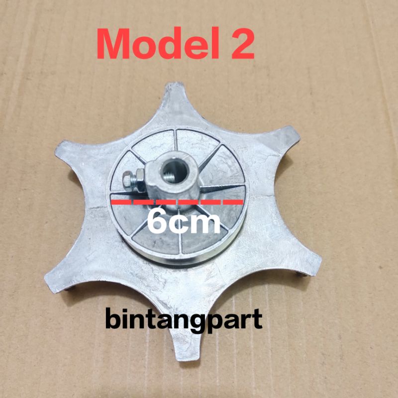 pully dinamo mesin cuci sharp 2 tabung original.. lubang ass 10mm