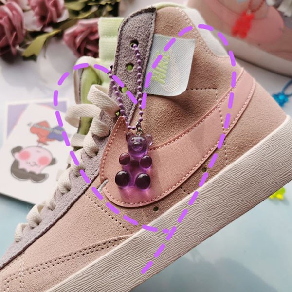 gantungan hiasan aksesoris sepatu beruang gummy bear shoe chain (4H4) agh010