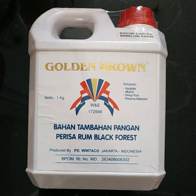 

Golden Brown Rum Blackforest 1 Liter