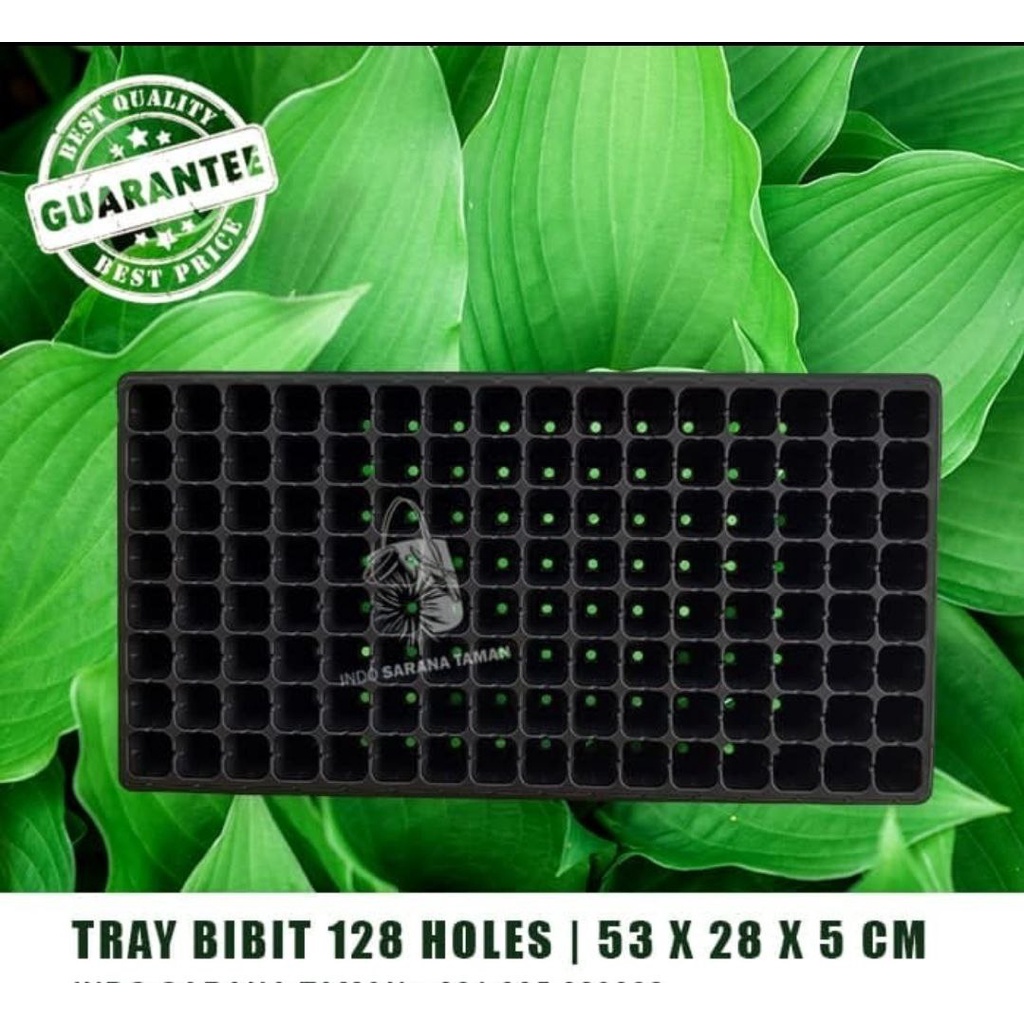 TRAY SEMAI 128 Tray Pembibitan Seedling Tray Pot Tray Pot Pembibitan 128 lubang