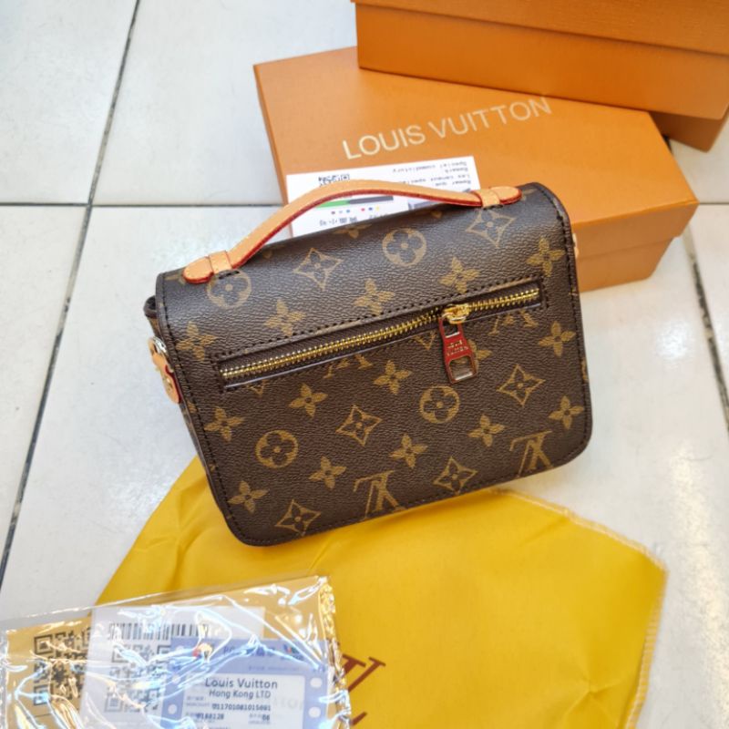 Tas lv metis mini premium / tas lv metis premium free box uk 19x13x7 / tas selempang lv metis