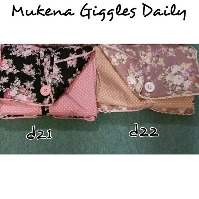 BARANG BERKUALITAS MUKENA KATUN DESIGN BY JEPANG MERK GIGGLES DAILY CANTIK BAGUS KEKINIAN MURAH