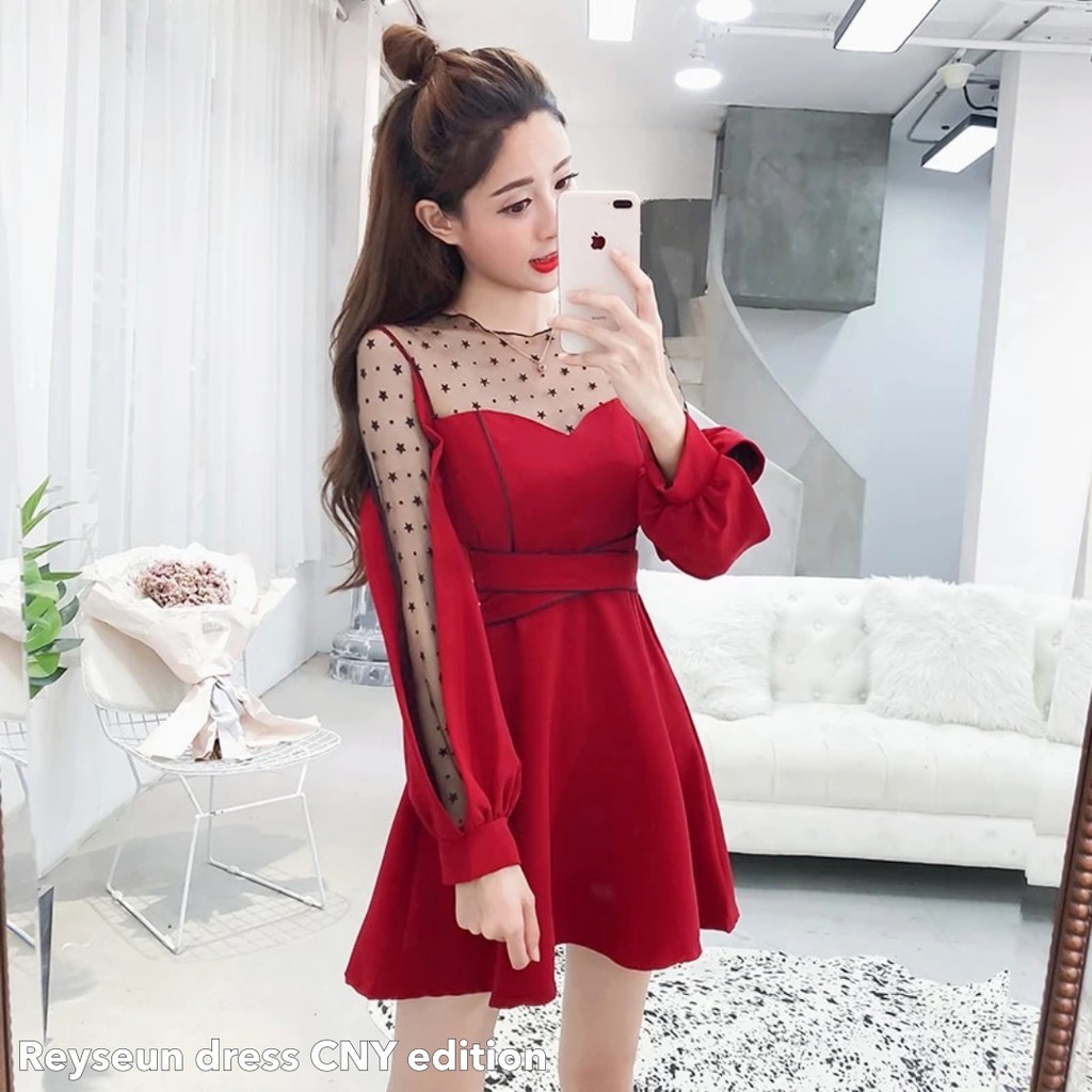 Reyseun dress CNY edition -Thejanclothes