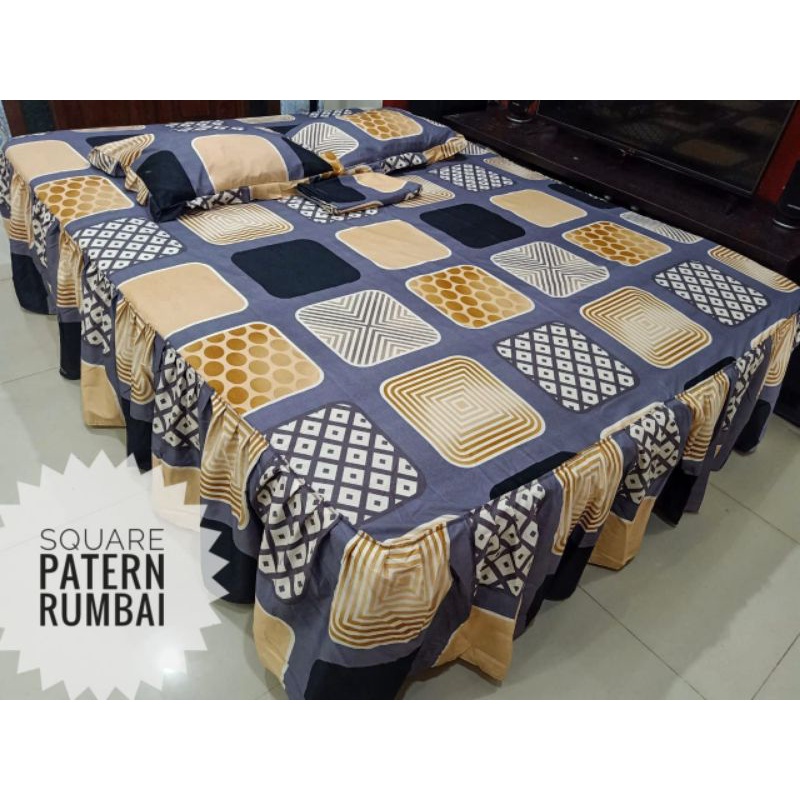 sprei rumbai size 180 160 rumbai karakter