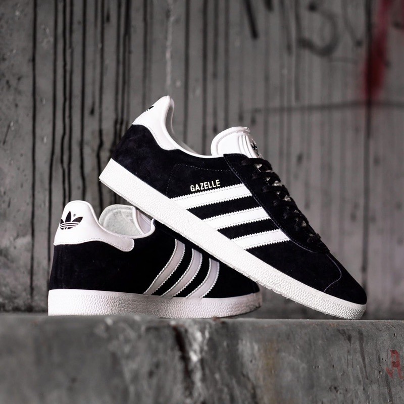 ADIDAS GAZELLE BLACK WHITE - ORIGINAL (BNWB)