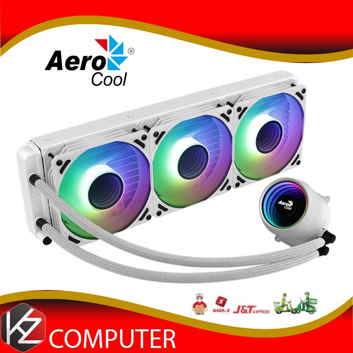 AEROCOOL MIRAGE L360 WHITE ARGB LIQUID AIO CPU WATER COOLER PROCESSOR