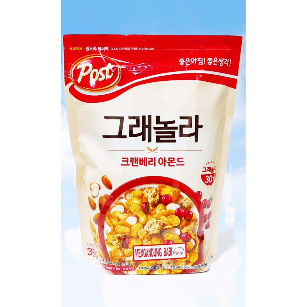 

Promo NON HALAL POST GOLDEN GRANOLA CRANBERRY ALMOND 350gr - CRANBERRY-350